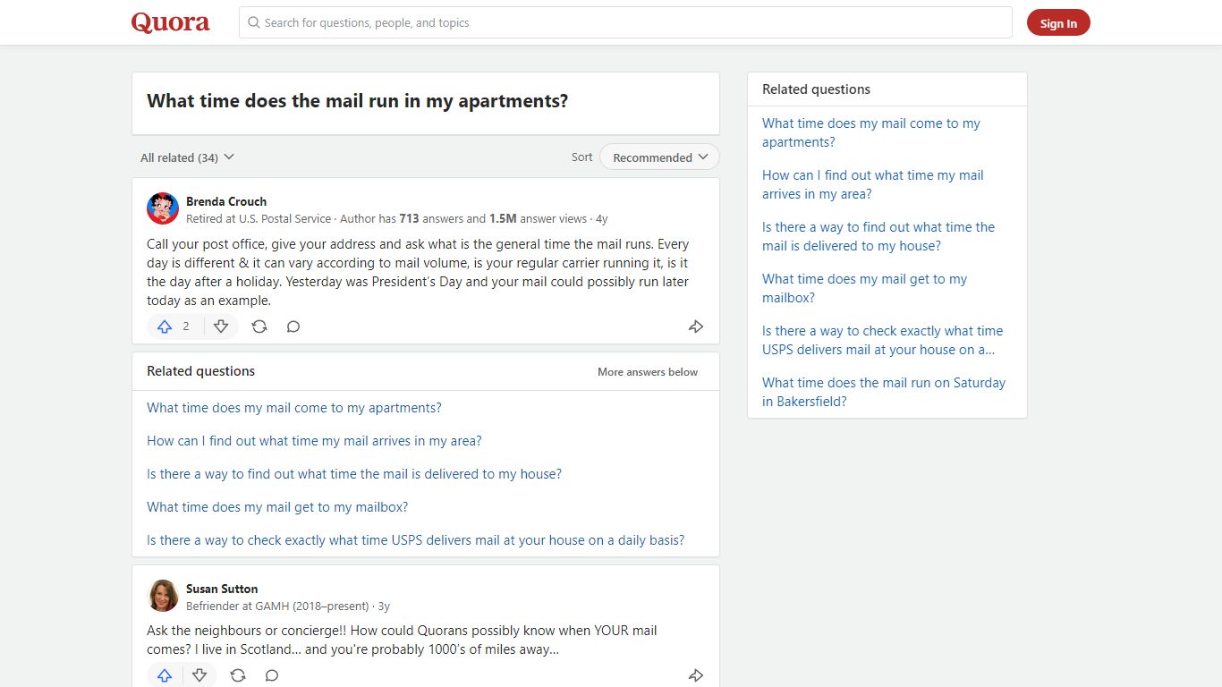 What time does the mail run in my apartments? - Quora