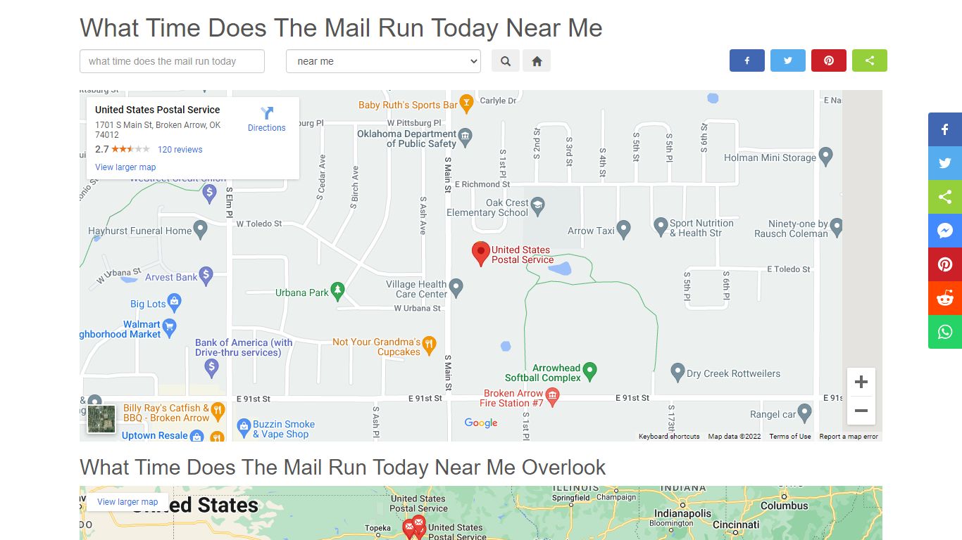 What Time Does The Mail Run Today Near Me